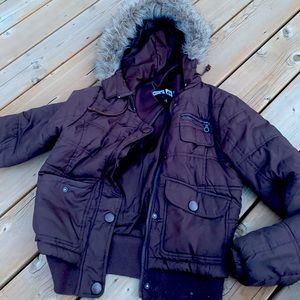 Women’s small brown winter coat